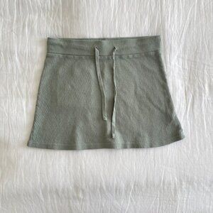 Brandy Melville Waffle Mini Skirt